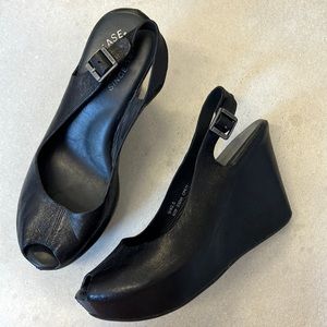 Kork-Ease Leather Wedges